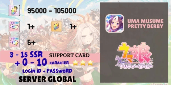 Reroll Account Uma Musume Pretty Derby [Global] - 5