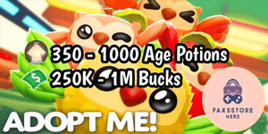 Adopt Me Account | Bonus Age Potions | Lots of Bucks | As Pictured