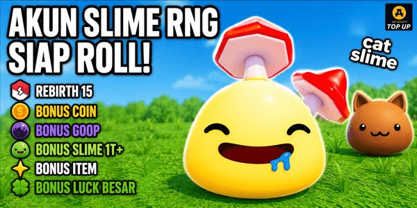 Gambar Product SLIME RNG REBIRTH ACCOUNT 15 | BONUS GOOP + COIN | BONUS SLIME 1T+ | AUTO DELIVERY