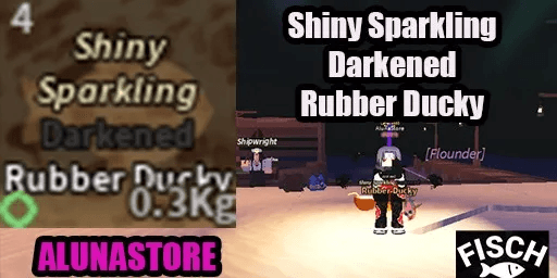 Shiny Sparkling Darkened Rubber Ducky - SSD Rubber Ducky Fisch