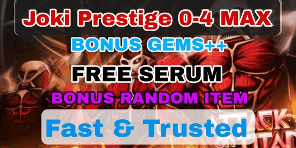 Gambar Product Joki Prestige 0-4 MAX (FREE SERUM) | 1-200