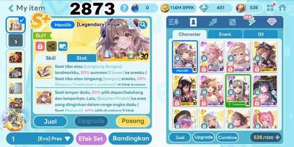 Gambar Product 2873 - AKUN GETRICH LEGENDARY PAGE. COSTUME LEGENDARY SPICA. COSTUME LEGENDARY SANDY. COSTUME LEGENDARY GLOWNY. COSTUME EVO PRESTIGE DEATH