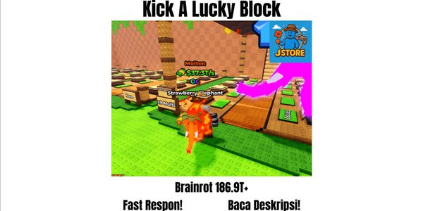 Gambar Product 37.3T/S Strawberry Elephant - Kick A Lucky Block