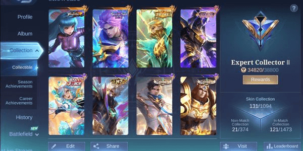 Gambar Product HERO 87 EMBLEM MAX 1 + 11.11 NOLAN + PRIME GRANGER + KOF AURORA + P.ACE CICI + LUCKYBOX KAJA + SPONGEBOB + LB GRANGER TIGREAL