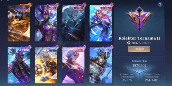 Gambar Product AKUN ML PALING AMAN TERMURAH!!!
