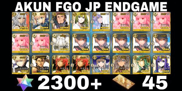Gambar Product Akun SQ FGO JP Arcueid NP5+Support+Free SSR