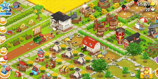 Farm Hay Day Level 40+ Full Decoration