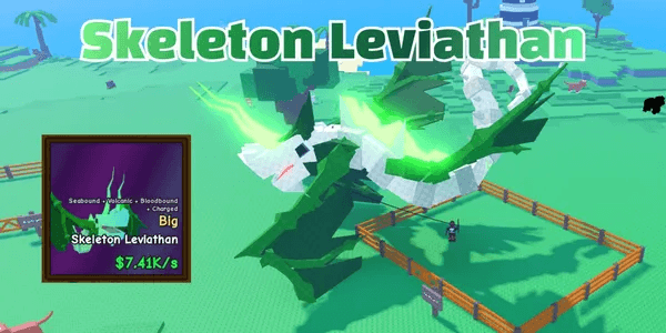 Skeleton Leviathan (Exclusive Pet) - Catch And Tame!