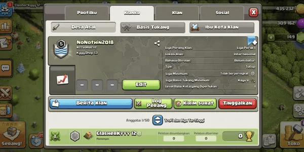 Clan Level 5 Proses Kilat