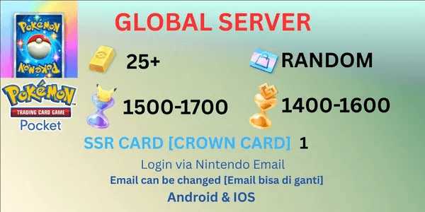 Account Pokemon TCG Pocket Series A [Global]