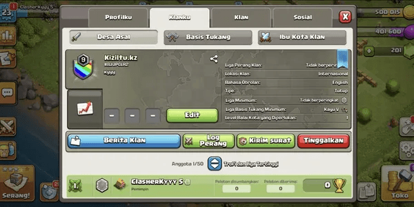 	Clan Level 9