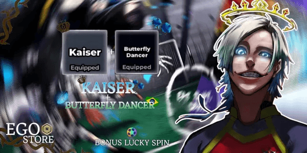 Kaiser Style + Butterfly Dancer - Akun Blue Lock Rivals (Bonus Lucky Spin)