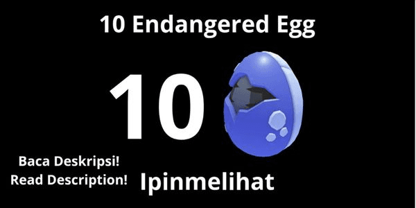 Gambar Product Akun Starter Isi 10 Endangered Egg