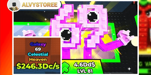 Gambar Product Hack Vault For Brainrots] 200 DC/s+ | Celestial 69 | Rebirth 0