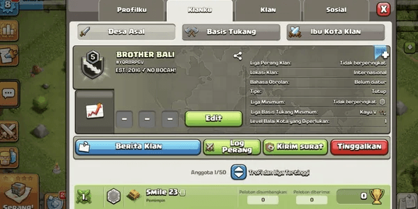 Clan Level 5 Indonesia