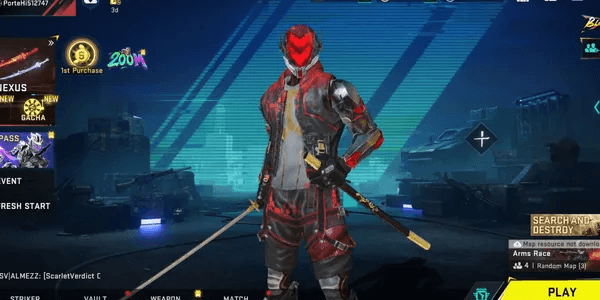 Asia [ Blood Strike Account Akun - Eternal M700 - Elizabeth x Katana Ronin ]