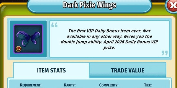 Gambar Product Dark Pixie Wing