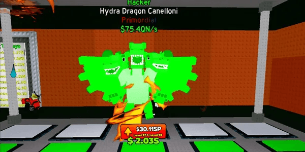PRIMORDIAL HACKER HYDRA DRAGON CANELLONI *TRAIT * 75.4QN/S LEVEL 97