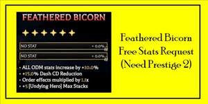 Feathered Bicorn Artifact | Free Request Stats