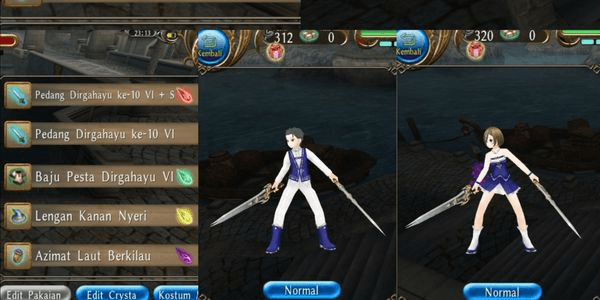 Gambar Product 1 SET OF DUAL SWORD (DS) BEGINNER'S EQUIPMENT