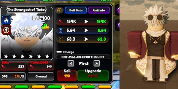 Gambar Product Get Gojo/The Strongest Today boundless E6 | Universal Tower Defense X