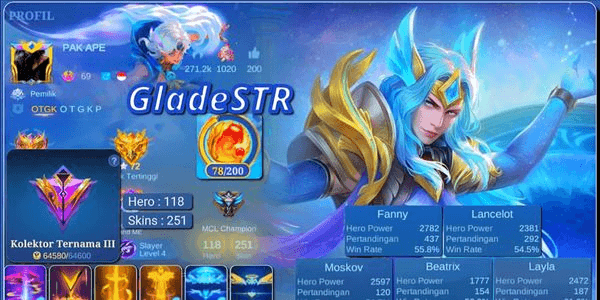 Gambar Product Akun Mobile Legends Murah Mewah