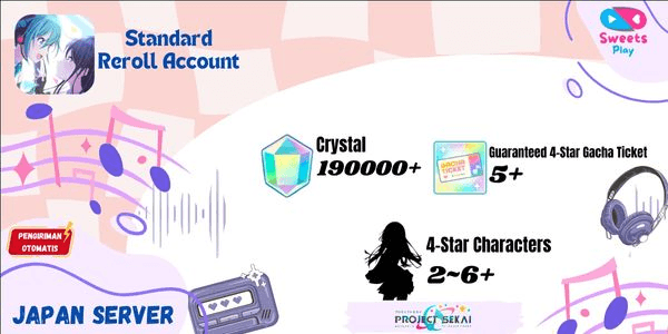 Gambar Product [JP] Project Sekai Colorful Stage Feat. Hatsune Miku Standard Reroll Account