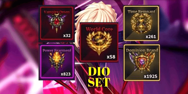 Gambar Product DIO SET + F SKILL + PITY | SAILOR PIECE