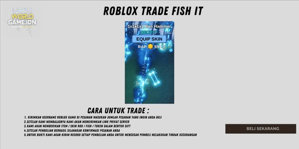 Gambar Product 1x1x1 Ban Hammer