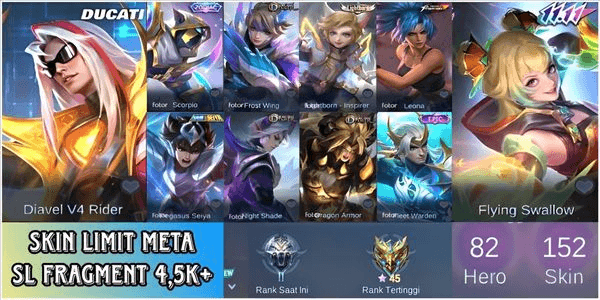 Gambar Product Akun SULTAN MEWAH Dan MURAH Banget#187