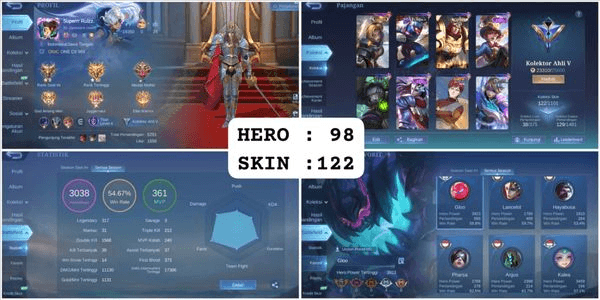 Gambar Product AKUN MLBB TERMURAH & BERGARANSI !!