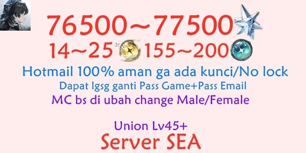 Gambar Product Wuthering Wave SEA-2 Reroll Account