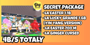 LA EASTER - LA LUCKY - LA GINGER - SECRET PACKAGE - TOTAL 4B/S