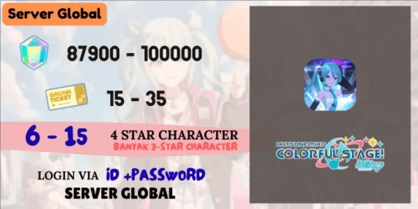 Akun Reroll SIAP GACHA Starter [Global] - 4