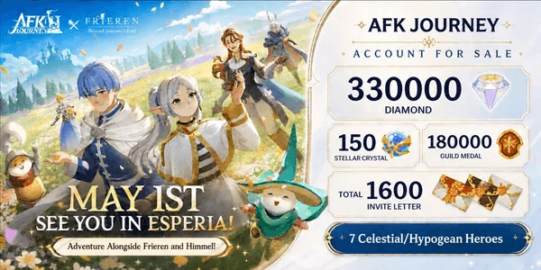 AFK Journey Ultimate Edition Diamond Resource Gacha Account