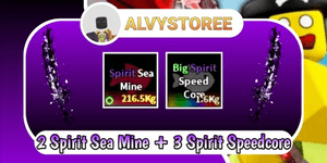 SPIRITBINDER ROD SET MATERIAL | 2 SPIRIT SEA MINE + 3 SPIRIT SPEEDCORE