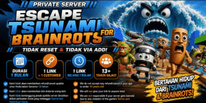 PRIVATE SERVER Escape Tsunami For Brainrots 1 MONTH ( PRIVATE NO SHARING )