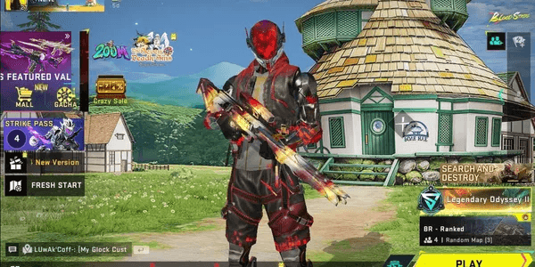 Blood Strike Account Special | Asia | Lv 27 | Butterfly Knife - Starrfall | JACK - King of Gold | Standar Weapon & Character Skins | #6MAY26RV2