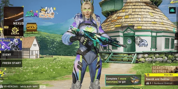 Blood Strike Account Special | Asia | Lv 25 | Scythe Sandstorm | JACK - King of Gold | Standar Weapon & Character Skins | #6MAY26RV1