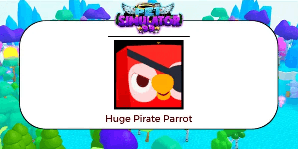 Huge Pirate Parrot