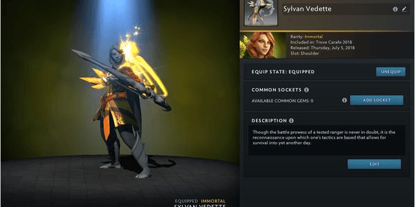 Gambar Product Sylvan Vedette (Immortal Windranger)