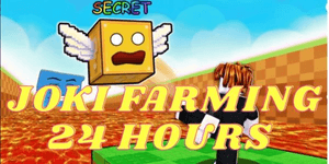 JOKI FARMING 24 HOURS | KICK A LUCKY BLOCK