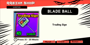 Trading Sign