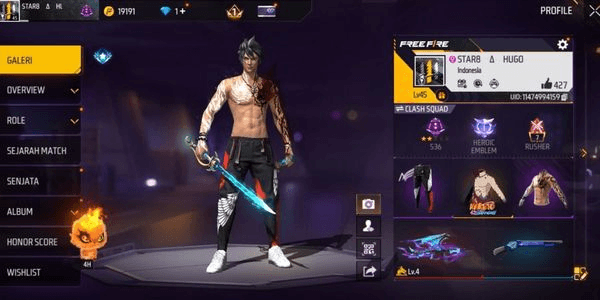 Gambar Product FF VAULT ACCOUNT STRONG & EVOUGUN SAFE ANTI HACK BACK GUARANTEED 1000% VERY CHEAP