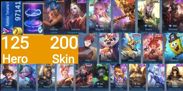 Gambar Product Cheap PROMO Mobile Legends GG Account (#74)