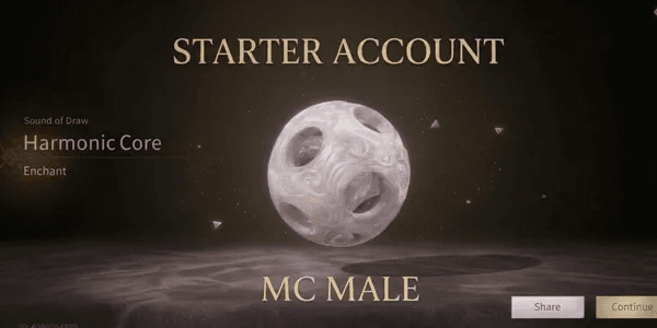 AKUN STARTER WITH HARMONIC CORE MC MALE