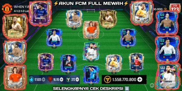 Gambar Product AKUN FC MOBILE HIGH OVR TERMURAH‼️