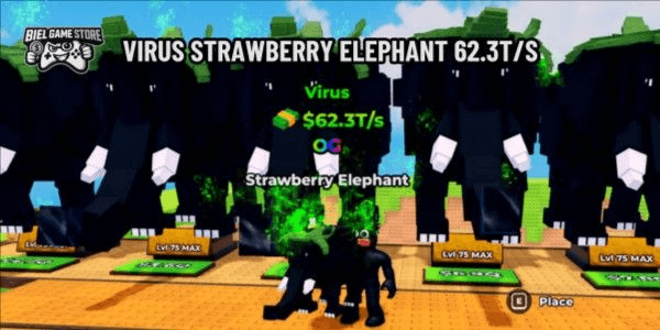 Gambar Product VIRUS OG STRAWBERRY ELEPHANT LEVEL MAX 62.3T/S