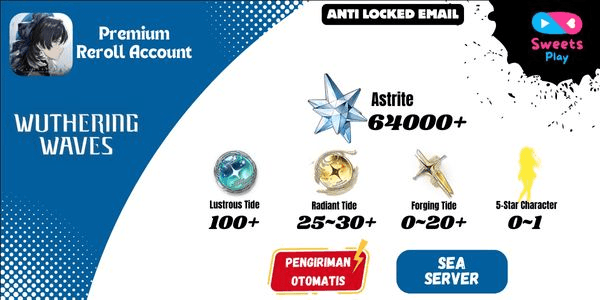 Gambar Product [SEA] Wuthering Waves Premium Reroll Account