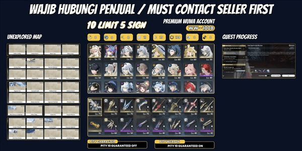 Gambar Product [SEA] 10 Limit 5 Sign. Phoebe Sign+Zani Sign+Camellya Sign+Jiyan Sign+Hiyuki Sign+Lynae+Roccia+Galbrena+Yao +Jinhsi. WW1008 [BACA DESK]